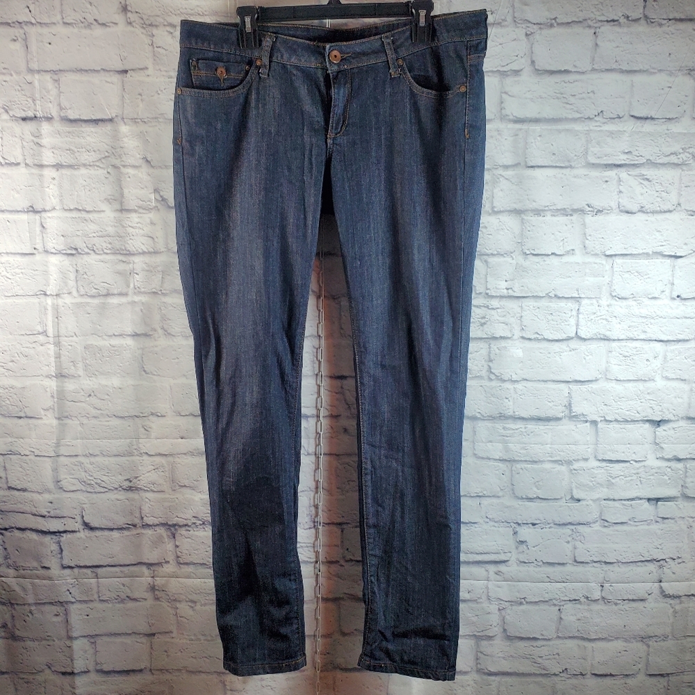 MNG by Mango "Bianca" Slim Denim Jeans, 14, Blue